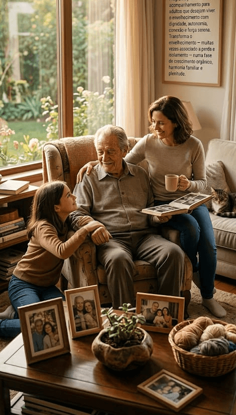 Adulto sénior em paz e harmonia — Envelhecer em Sintonia por Sintonia Social